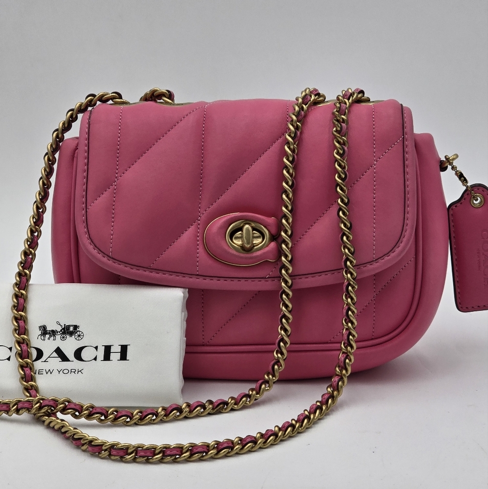 Coach Quilted Madison 18, Pink